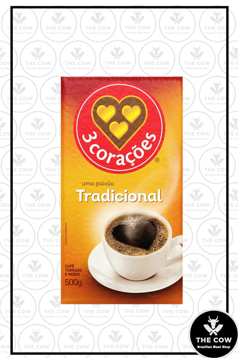 Café Tradicional 3 Coraçōes 500g