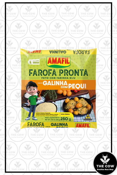Farofa sabor Galinha com Pequi - Amafil - 250g