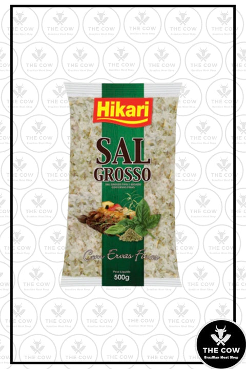 Sal grosso com ervas finas - Hikari - 500g