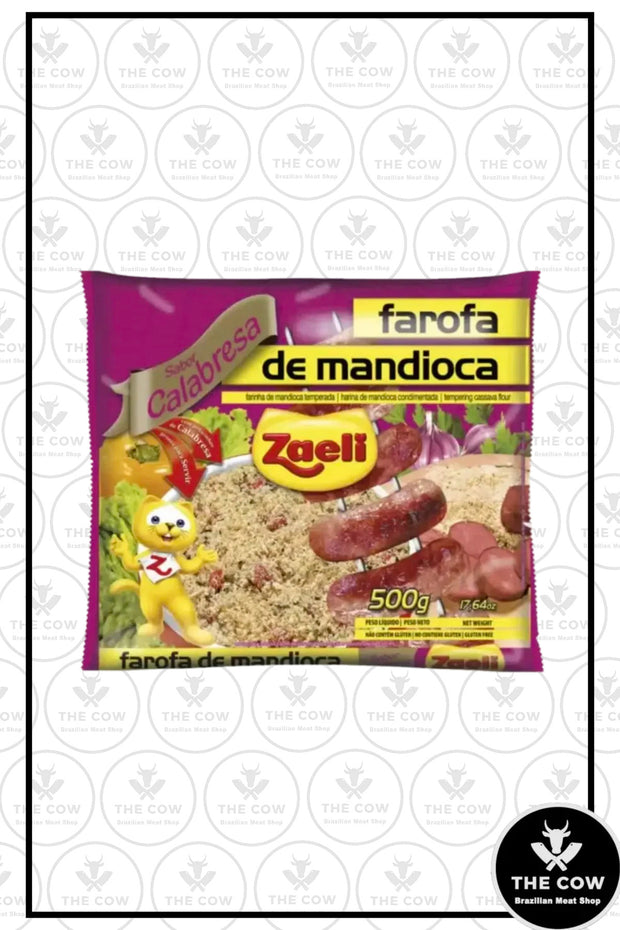 Farofa de Mandioca sabor Calabresa - Zaeli - 500g