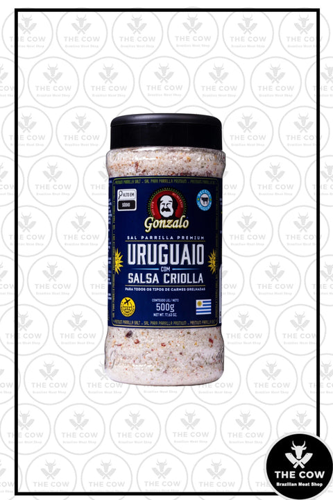 Sal de Parrilla Uruguaio com Salsa Criolla - Gonzalo - 500g