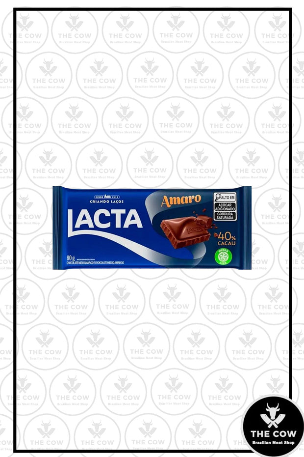 Barra de Chocolate Amargo - Lacta - 80g