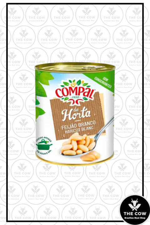 Feijão Branco Enlatado - Compal - 845g