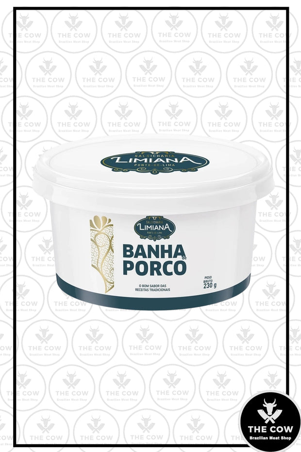 Banha de Porco Limiana 230g-Cooking Lard