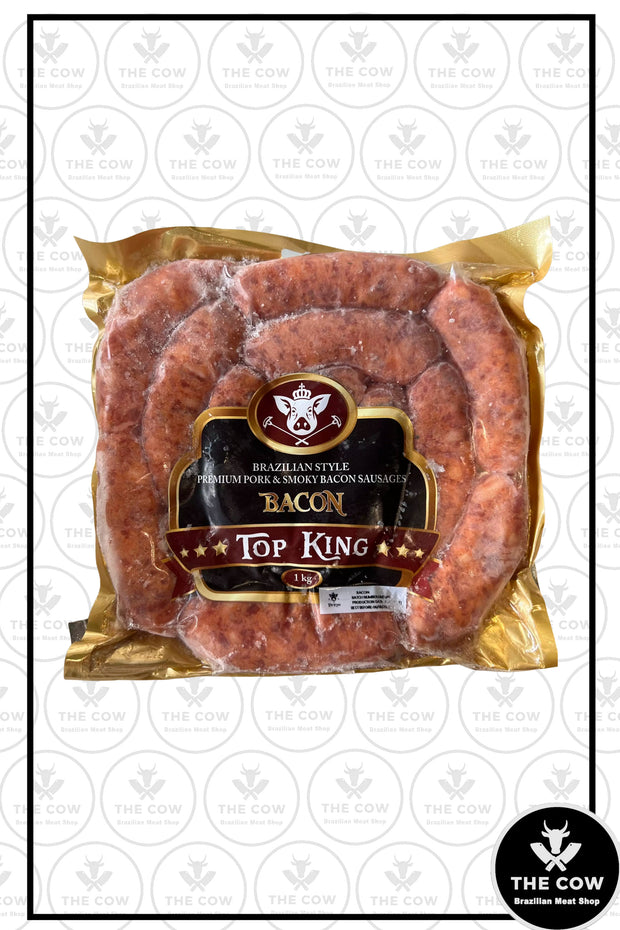 Linguiça Artesanal com Bacon  - Top King 1kg