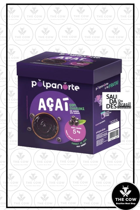 Açai com Guaraná Polpanorte 5kg