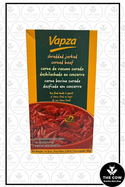 Carne seca desfiada - Vapza 400g