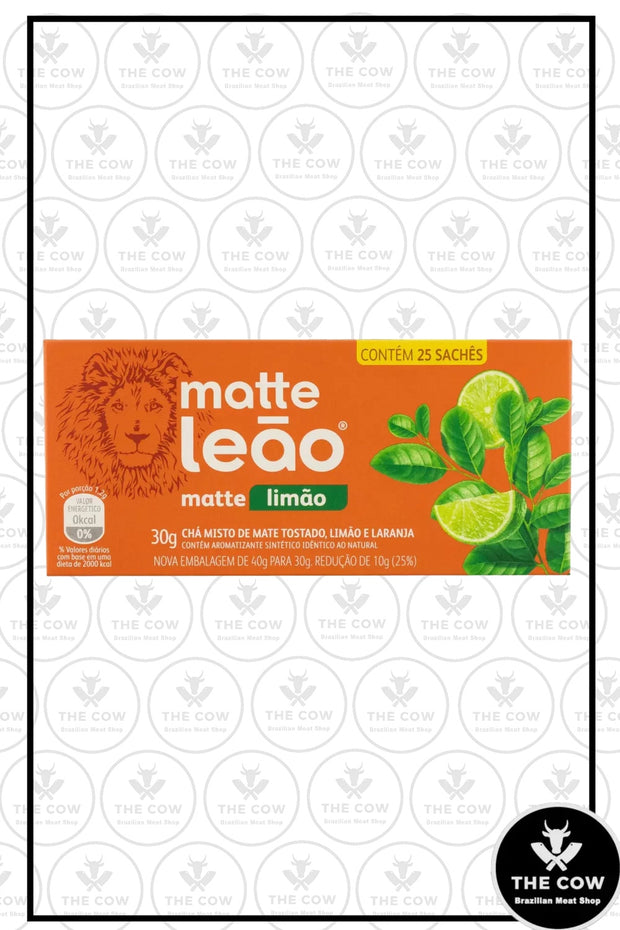 Cha Matte Leão - Limão - contém 25 sachês