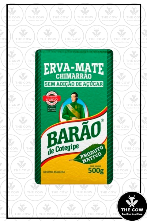 Erva Mate Nativa Barão 500g/Sem Açucar