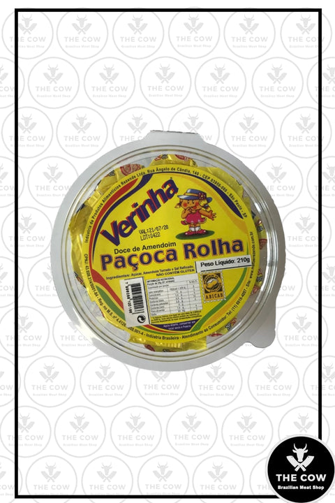 Paçoca Rolha Verinha 210g