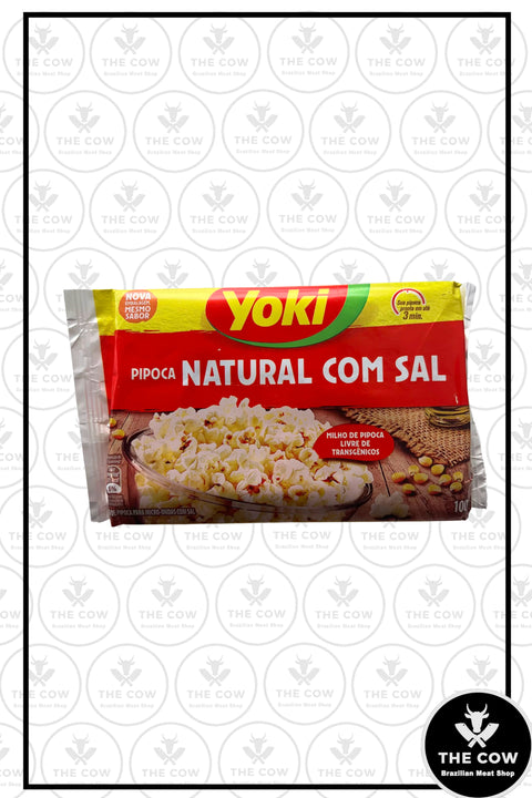 Pipoca natural com sal - Yoki 100g