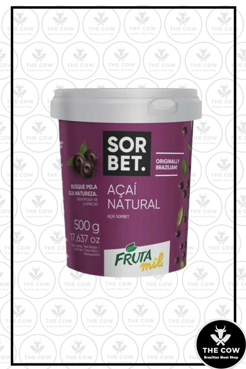 Sorbet Orgânico de Açaí - Frutamil 500g