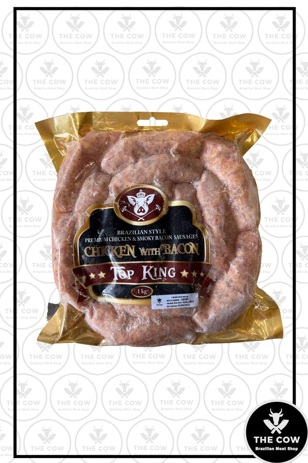 Linguiça Artesanal de Frango com Bacon - Top King 1kg