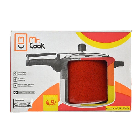 Panela de Pressão Mr Cook 4.5lt