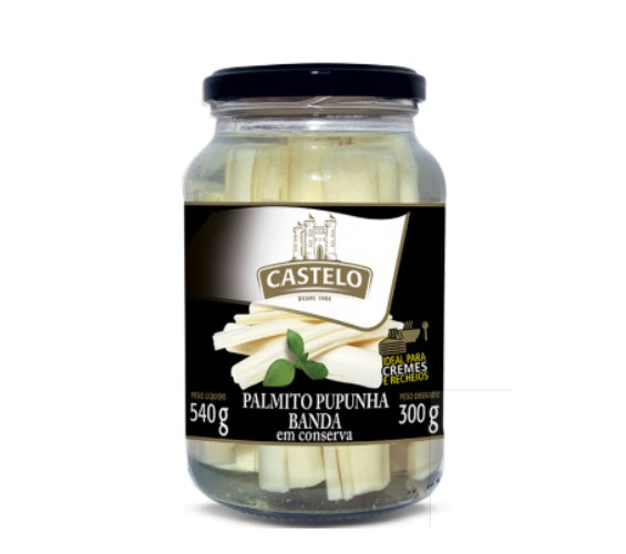Palmito Pupunha Inteiro Castelo 540g