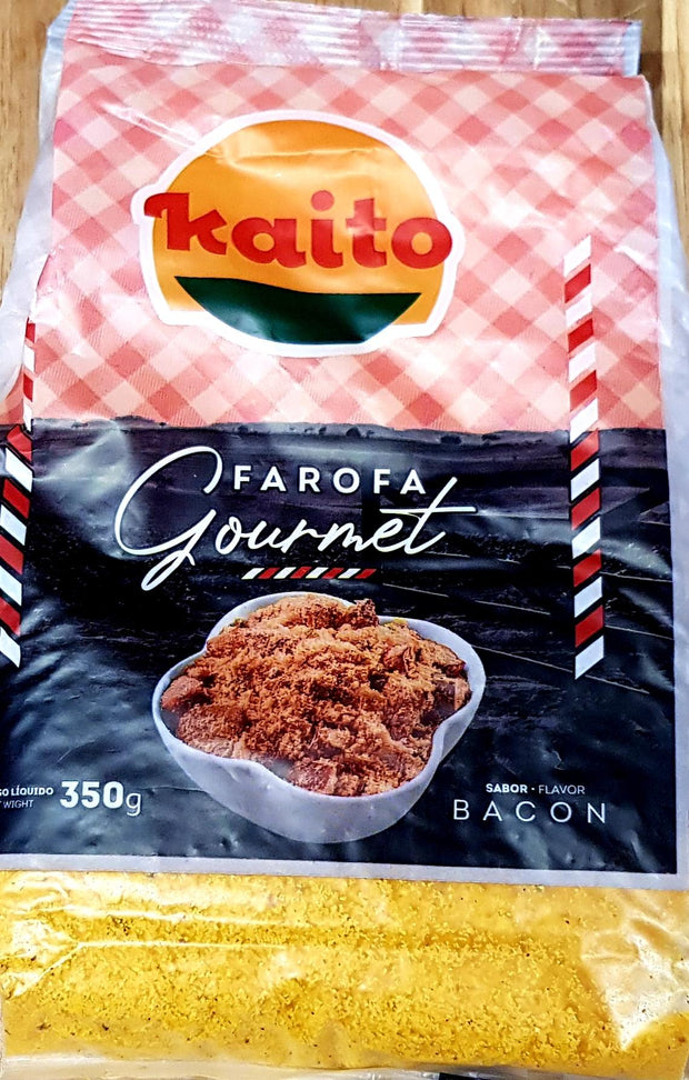 Farofa Gourmet Sabor Bacon Kaito 350g