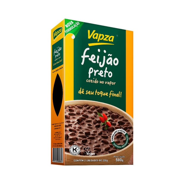 Feijao preto cozido - Vapza 500g