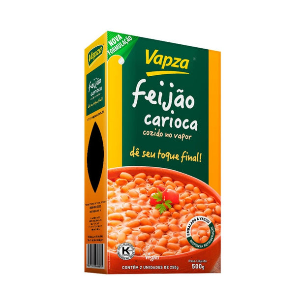 Feijao carioca cozido - Vapza 500g