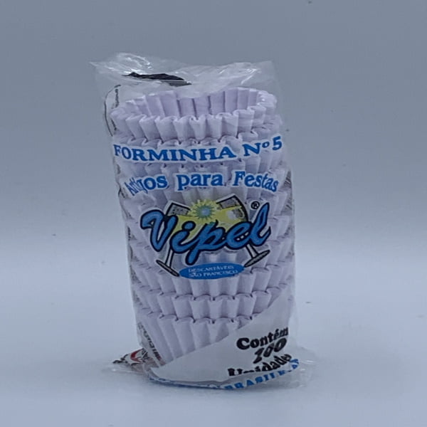Forminha Branca Vipel 100uni