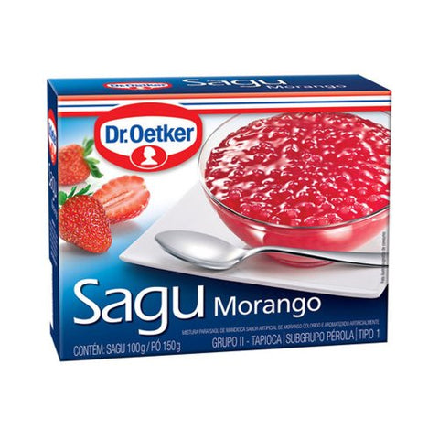 Sagu sabor morango - Dr. Oetcker 150g